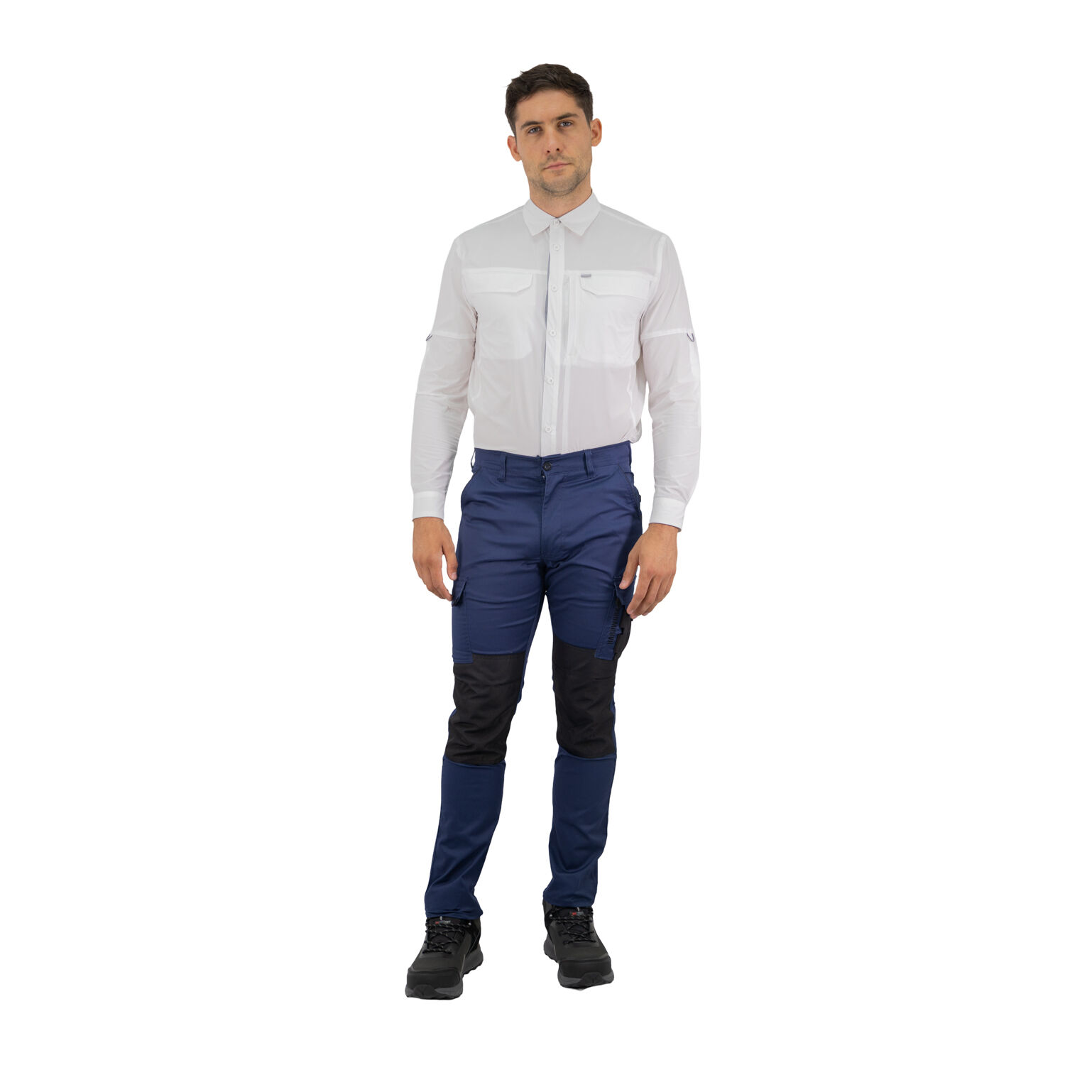 Pantal&oacute;n Cargo Hw Dakota Spandex Deep Blue image number 4.0